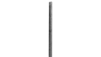 planeo TerraWood - PRIME Poteau en bois gris foncé tête arrondie 190 x 9 x 9 cm