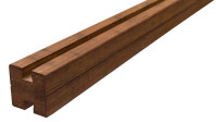 planeo TerraWood - CRAFTED Poteau de liaison 250 x 7 x 7 cm