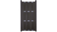 planeo Gardence Premade - Clôture composite - Vertical Anthracite 84,3 x 180 cm
