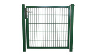 Porte universelle moyenne 1 feuille vert mousse poteaux de porte inclus