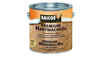 Saicos PREMIUM Huile de cire dure incolore mat 0,75l