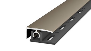 Prinz Profi-Tec MASTER profilé d'extrémité 1000 mm en acier inoxydable mat