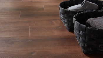 Skaben Sol PVC clipsable - ProfiKlick Chêne doré brun | gaufrage synchrone (SP-6200190)