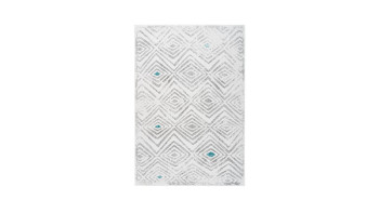 tapis planeo - Vancouver 410 blanc / gris