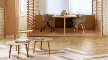 Forbo Allura Wood 55 Vinyle adhésif - Ochre Ash 750 x 150 mm (63662DR5)