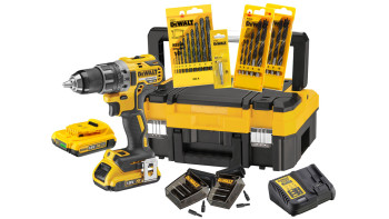 Set de perceuses et tournevis sans fil DeWALT 18V DCK791 - 2 x 2Ah batterie + 71 pcs. accessoires