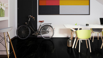 Stratifié planeo - Stone 2.0 Marmorata Nera Haute brillance (FE00674)