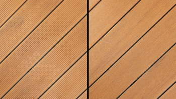 planeo terrasse compositelames de terrasse - Ambiento chêne brun légèrement brossé/griffé