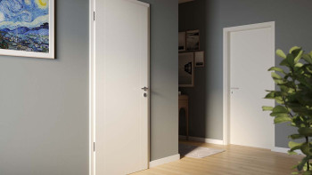 planeo Porte intérieure laquée Laque 2.0 - Ingwin 9010 Laque blanche