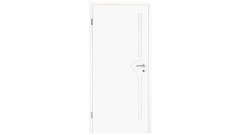 planeo Porte intérieure laquée Laque 2.0 - Kalle 9010 Laque blanche