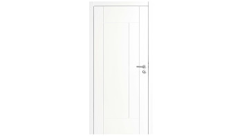 planeo Porte intérieure laquée Laque 2.0 - Kunz 9010 Laque blanche