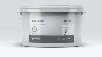 planeo Sol-Silikat blanc 10l - mat