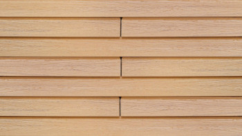 planeo Fassado - WPC bande losange revêtement de façade chêne brun