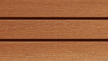 planeo Fassado - WPC revêtement de façade en losange brun ambré