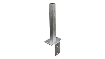 planeo Gardence Strong - GJ 45 Console en pierre L 16 x 12 x 40 cm à cheviller avec adaptateur de montage intégré