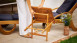 planeo Table de jardin en acacia huilé 46 x 46 cm pliable