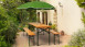 planeo Garniture de tente à bière 3 pièces 170 cm pliable