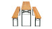 planeo Garniture de tente à bière 3 pièces 170 cm pliable