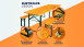planeo Garniture de tente à bière 3 pièces 170 cm pliable