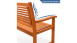planeo Banc de jardin en bois d'eucalyptus 120 x 60 x 90 cm