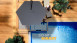 planeo Parapluie alu anthracite Ø 300 cm Protection UV 80
