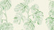 Papier peint vinyle Greenery A.S. Création modern green white 813