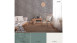 Papier peint en vinyle Nouveaux Murs Cosy & Relax Living country style Murs Gris Beige Brun 971