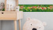 Papier (autocollant) papier peint vert moderne photos d'enfants fleurs & nature Lovely Kids 725