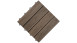 planeo carrelage terrasse composite 3D - brun