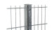 Poteaux de clôture type FB Galvanisés à chaud pour clôture à double maille