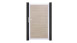 planeo Gardence Simply - Porte PVC universelle Sheffield Oak avec cadre alu argent | EV1 100 x 180 cm