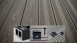 planeo SolidWood Kit complet de terrasse en WPC Planche massive - gris clair français/structuré