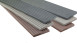 planeo WPC bande de couverture brun foncé pour les planches de terrasse - 2,2m