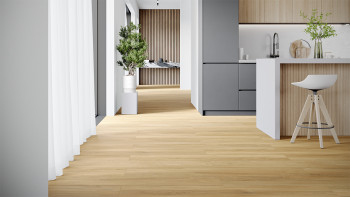 planeo Vinile rigido a incastro - Legno Nature Oak | Isolamento acustico integrato (100P6004-N)