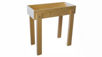 letto rialzato planeo stretto in abete naturale 75x34x83cm