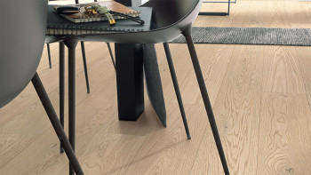MEISTER Pavimento in legno - Natureflex HD 100 Quercia bianco crema vivo 20014 | Aspetto autentico (500139-2200210-20014)