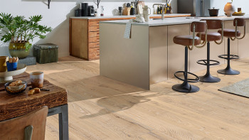 MEISTER Pavimento in legno - Natureflex HD 100 Quercia vivido bianco chiaro calcinato 20016 | Aspetto autentico (500139-2200210-20016)