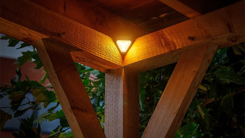 planeo illuminazione da giardino 12V - Applique LED Tiga Corner - 3,5W 100 lumen