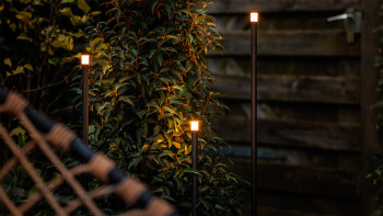 planeo illuminazione da giardino 12V - Piantana LED Erba 3 Set - 1W 100 Lumen