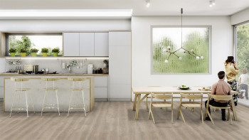 Gerflor Vinile ad incastro - Senso Clic Premium Meadow Taupe (EIR) | goffratura sincrona (60531506)