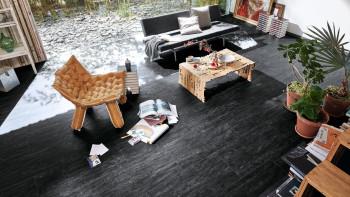MEISTER pavimento organico - MeisterDesign comfort DD 600S / DB 600S Black Lava (400002-0853395-07323)