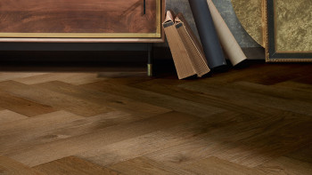 planeo Pavimento in legno - Noble Wood Quercia a spina di pesce Raufoss | Made in Germany (EDP-6298)