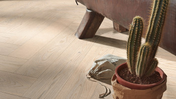 planeo Pavimento in legno - Noble Wood Quercia a spina di pesce Rjukan | Made in Germany (EDP-7298)