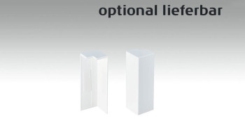 zoccolino planeo Bianco moderno 18 x 80 mm