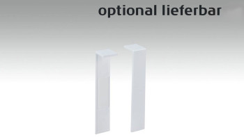 zoccolino planeo Bianco moderno 18 x 80 mm