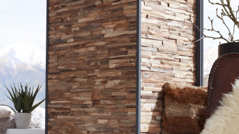 Skaben WoodWall - Teakwood Chic Nature