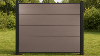 planeo Classic - recinzione a innesto BPC marrone