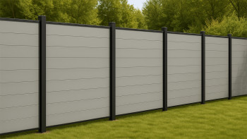 planeo Classic - recinzione a innesto BPC grigio