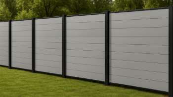 planeo Classic - recinzione a innesto BPC grigio