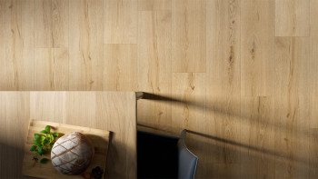 planeo Vinile rigido a incastro - Rovere Bricklane | Isolamento acustico integrato (DF-K-232-055)